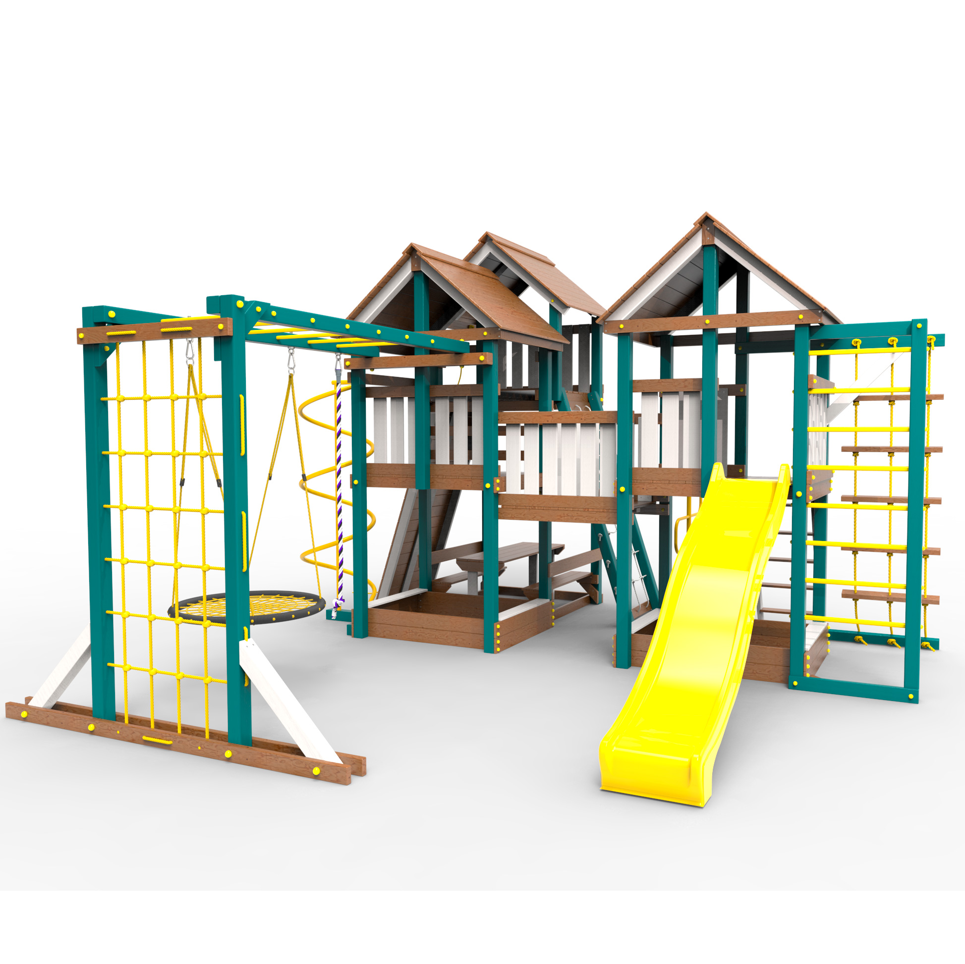 Детские площадки с домиком