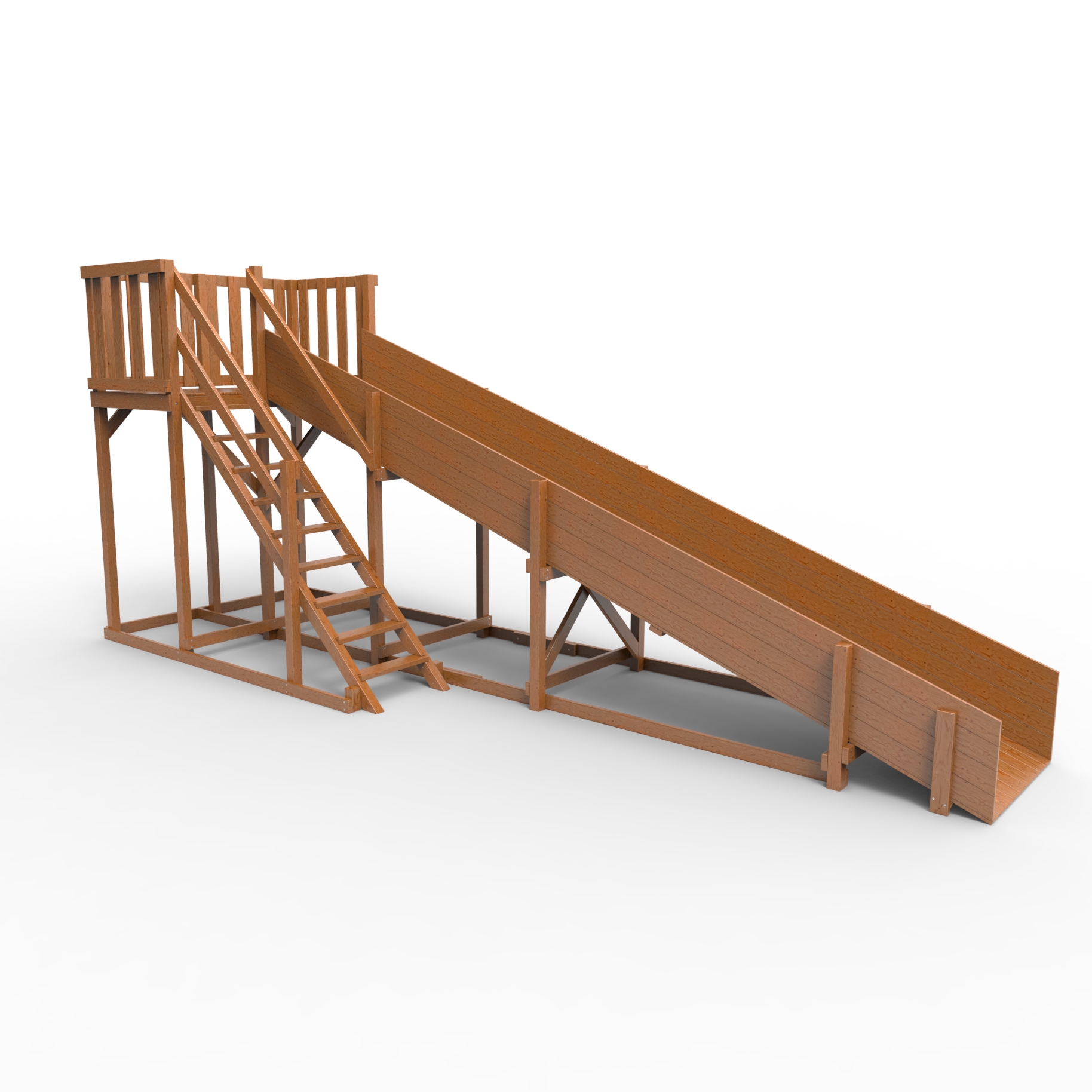 Деревянные горки