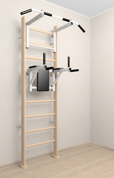 Деревянная шведская стенка Sv Sport 903с (Турник стандарт/Брусья)