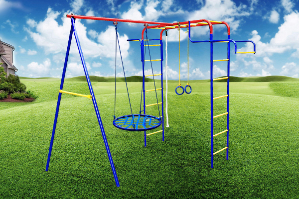 Детский спортивный комплекс для дачи Пионер "Дачный мини" (Гнездо 80М)