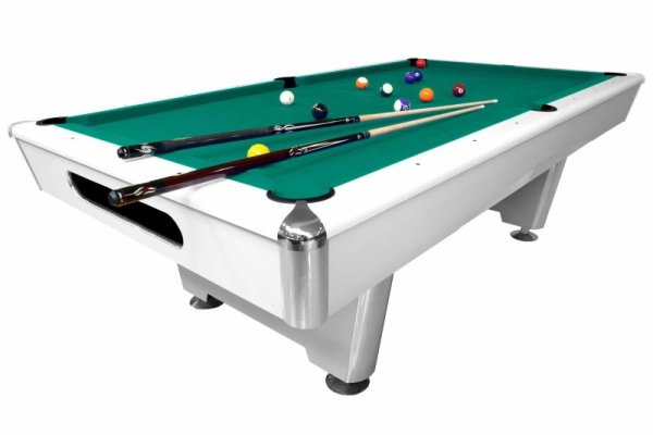Стол / пул "Dynamic Triumph" 7 ф (матово-белый) в комплекте, аксессуары + сукно