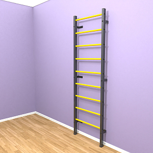 Шведская стенка "LittleSport" (черный*желтый)