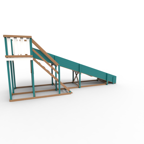 Детская площадка - деревянная горка Пикник "Зима №3" Лэйк