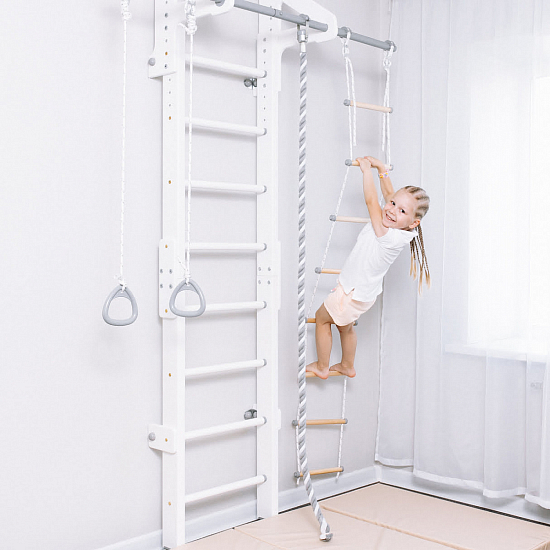 картинка Комплекс «Шведская стенка деревянная ROMANA Eco 2.1» от магазина Лазалка