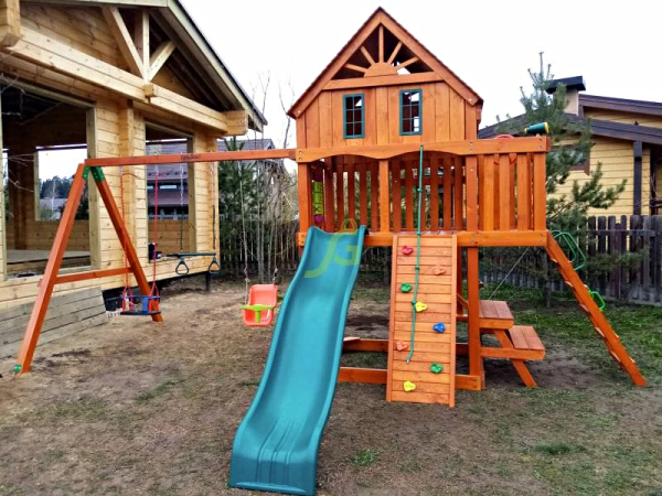 картинка Детская площадка IgraGrad Шато с рукоходом 2 от магазина Лазалка