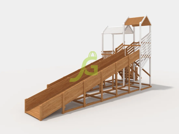 Зимняя горка "IgraGrad Snow Fox", скат 8+5 м мод.1