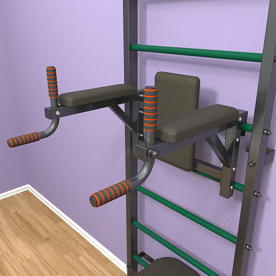 картинка Шведская стенка "LittleSport" Long 3.0 (черный*зеленый) от магазина Лазалка