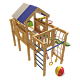 Детская игровая кровать-чердак "Винни"