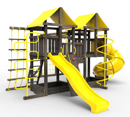 Детская площадка Пикник "Блэк" Пацифик Лайт с винтовой трубой