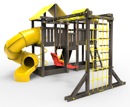 Детская площадка Пикник "Блэк" Пацифик Лайт с винтовой трубой